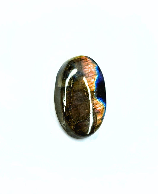 Purple Flash Labradorite Cabochon – 26.95mm x 17.02mm Oval