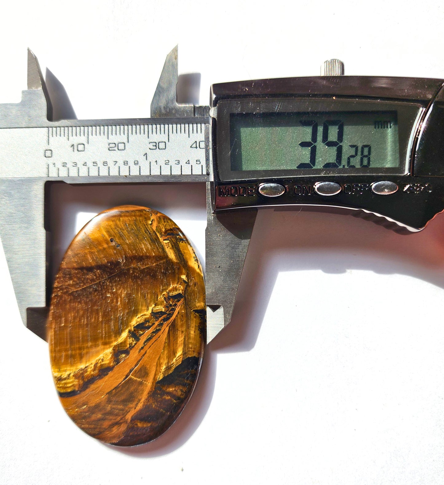 Tiger’s Eye XL Cabochon – 60mm × 40mm