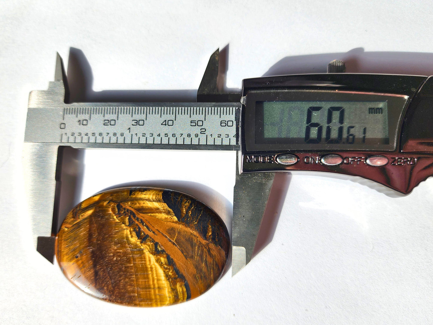 Tiger’s Eye XL Cabochon – 60mm × 40mm